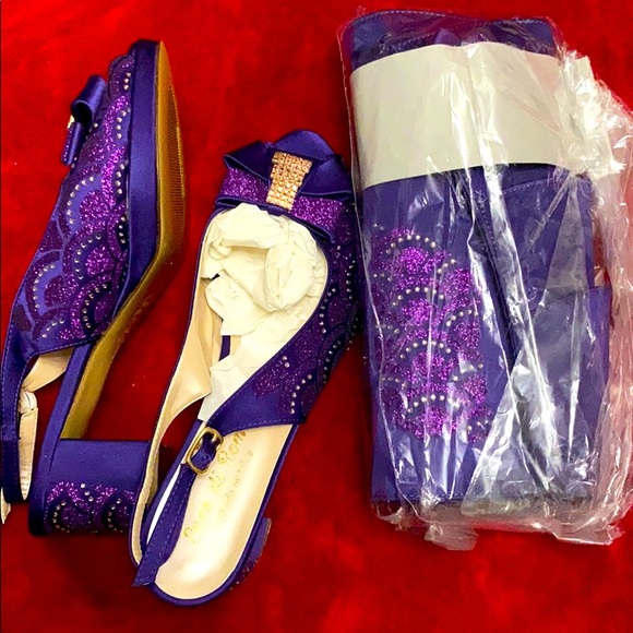 Enzo di Roma Italian Shoe &’ Bag Set - Size 40/9.5